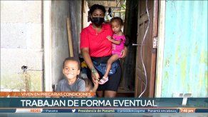 Una familia vive bajo mucha necesidad en Tierra Prometida