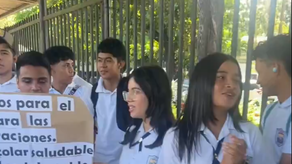Estudiantes protestan en Chiriquí&nbsp;