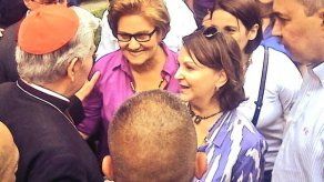 Esposa de Ledezma pide por su liberación al Nazareno de San Pablo en Caracas