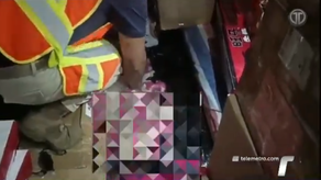 Nuevamente Aduanas retiene arroz falsificado de un contenedor procedente de China.