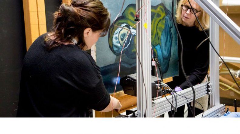Descubren con rayos X una pintura oculta en un cuadro de Picasso