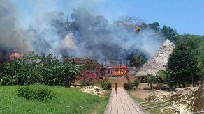 Incendio en comunidad Emberá consume cinco casas