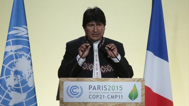 Evo Morales arremete contra el capitalismo para salvar a la madre Tierra