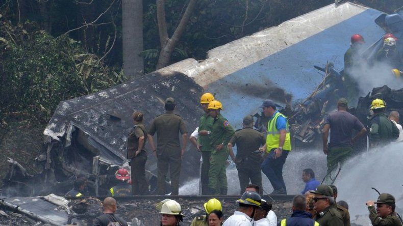 Tres sobrevivientes tras accidente aéreo en Cuba
