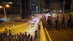 Los policías expatriados de Hong Kong