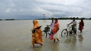 Lluvias afectan a más de 380.000 personas en el noreste de la India
