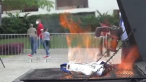 La ceremonía fue desarrollada en la Plaza de la Cultura Democrática.