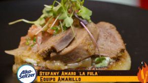 Receta: Arepa de yuca con lengua