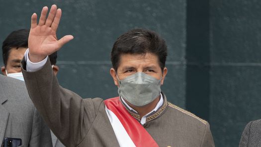 Pedro Castillo, presidente de Perú.