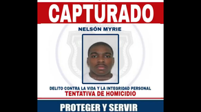 Capturan a Nelson O. Myrie J., uno de los más buscados Capturan a Nelson O. Myrie J., uno de los más buscados