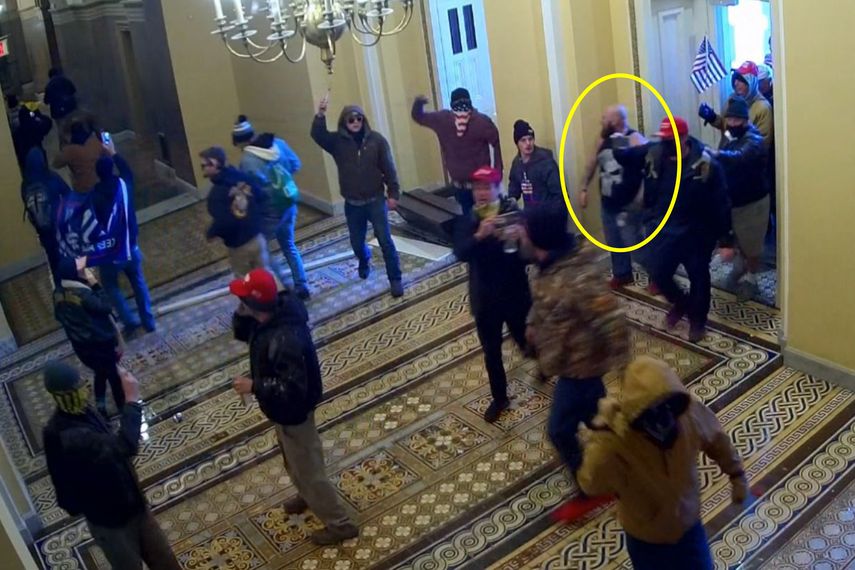 Asalto al Capitolio el 6 de enero de 2021.