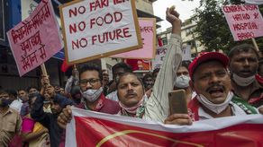 Las protestas se intensificaron el pasado noviembre, cuando los afectados se atrincheraron a las afueras de Nueva Delhi.