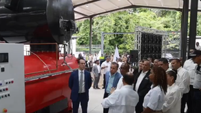 El Ministerio de Seguridad inaugura incinerador de sustancias ilícitas.