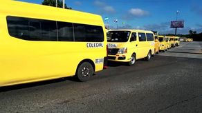 Los transportistas colegiales ya cuentan con los esquemas de bioseguridad para el traslado de los estudiantes. Los transportistas colegiales ya cuentan con los esquemas de bioseguridad para el traslado de los estudiantes.