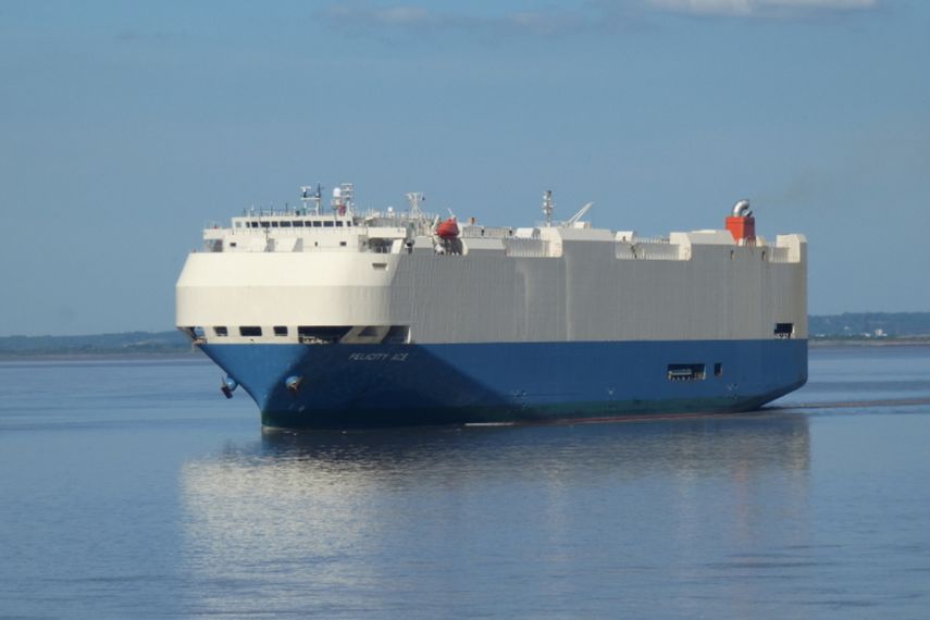 Los barcos en la zona recibieron un aviso de que el Felicity Ace