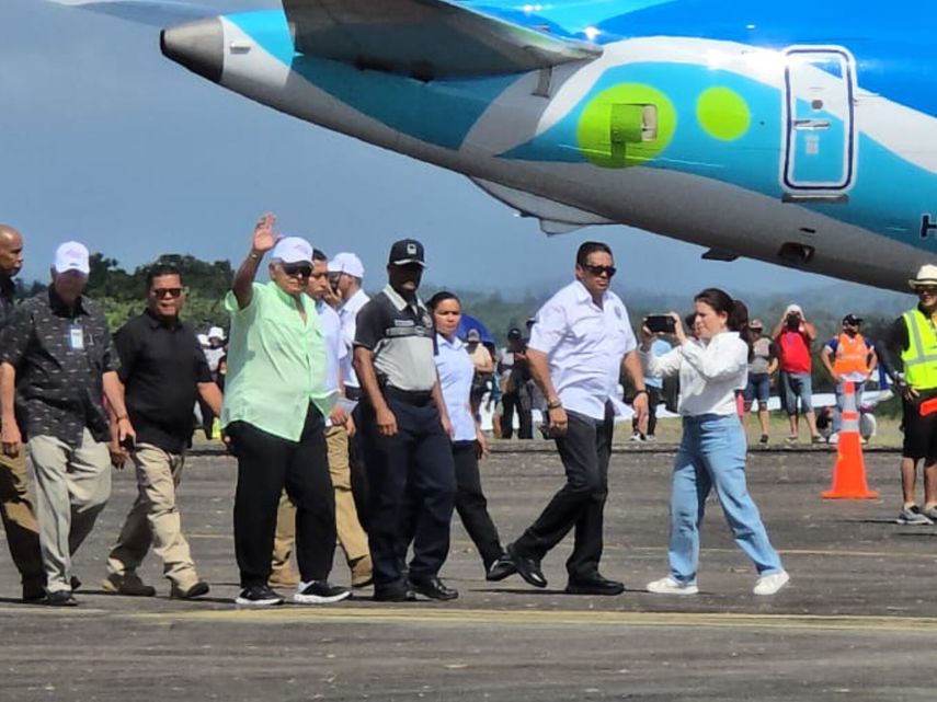 Presidente José Raúl Mulino asiste al Festival Aéreo 2025 en Río Hato