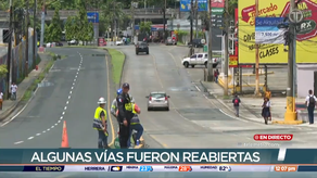 Protestas del SUNTRACS: Reabren algunas vías