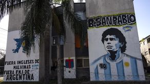 Dibujo de Diego Armando Maradona.