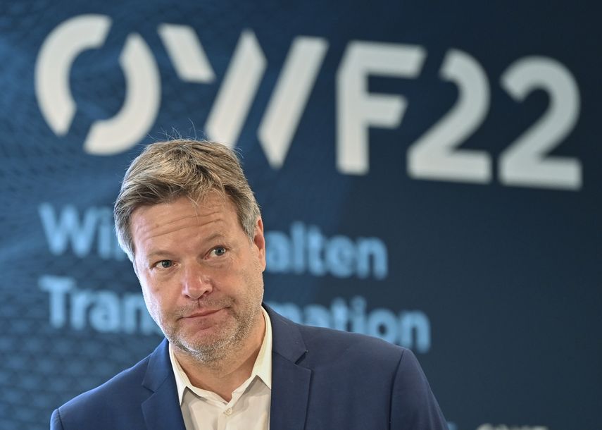 El vicecanciller alemán Robert Habeck.&nbsp;