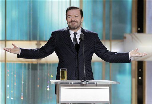 Globos de Oro: Nominados listos para el humor ácido de Gervais