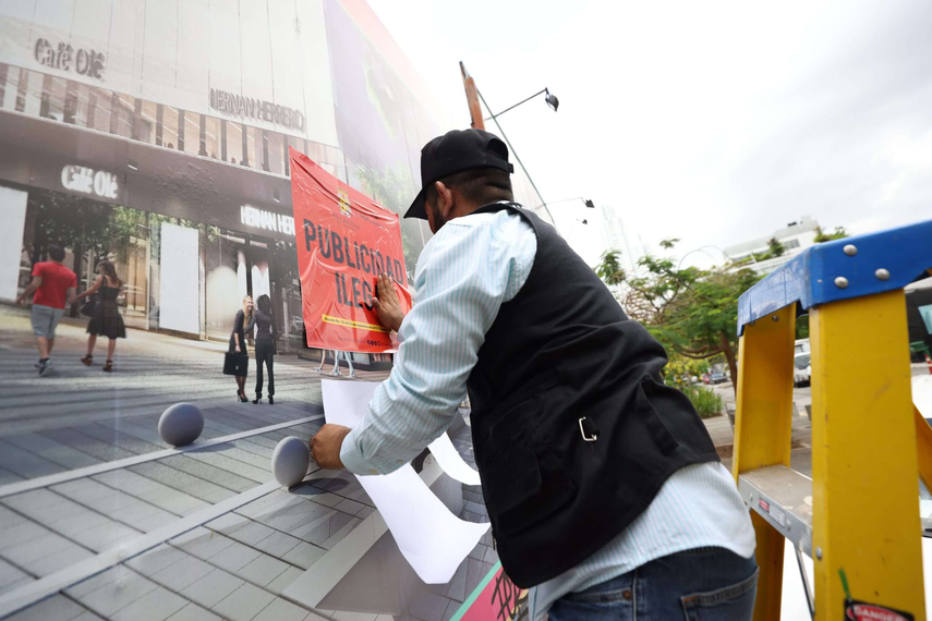 Alcaldía de Panamá detecta irregularidades en publicidad exterior