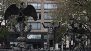 Monumento de la fundación México Tenochtitlan.