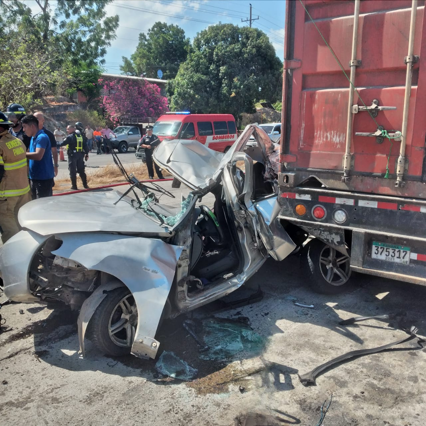Accidente de tránsito en San Carlos