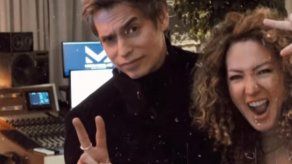 Erika Ender en el estudio junto a Carlos Baute ¿Qué vendrá?