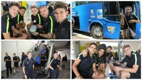 El Málaga llegó a Buenos Aires para 2do partido de gira suramericana