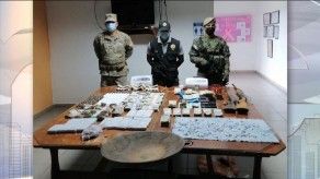 Senafront decomiso armas, oro y dinero en efectivo en Darién Senafront decomiso armas, oro y dinero en efectivo en Darién