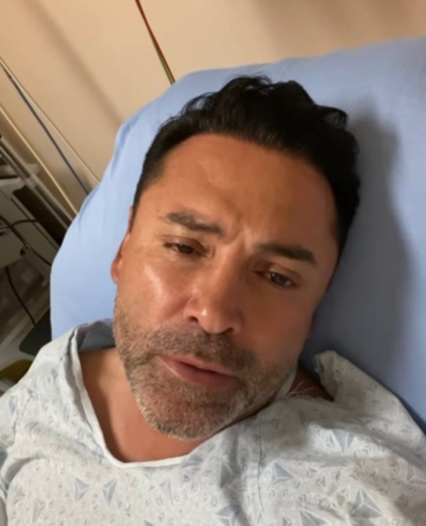 Oscar De La Hoya revela su hospitalización por COVID-19 pese a estar vacunado