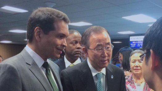 Secretario General de la ONU, Ban Ki-Moon llega a Panamá