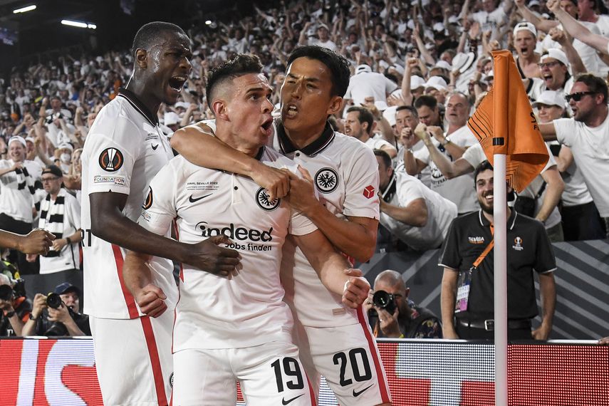 Europa League: El Eintracht Frankfurt se corona campeón
