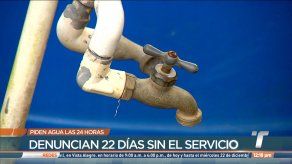 Moradores de la barriada 11 de Septiembre denuncian que llevan más de un mes sin agua potable