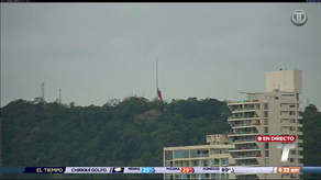 Bandera de Panamá en homenaje al Papa Francisco Bandera de Panamá en homenaje al Papa Francisco