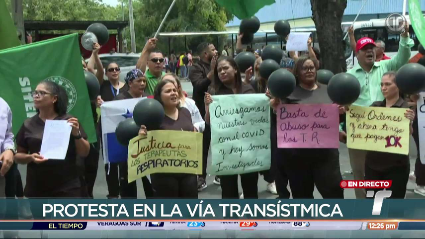 Tres paños de la vía Transístmica se mantienen cerrados por protestas