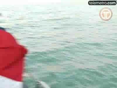 César Barría inició su travesía por el Canal de la Mancha