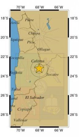 Un terremoto de 6,2 grados estremece a 15 localidades en el norte de Chile