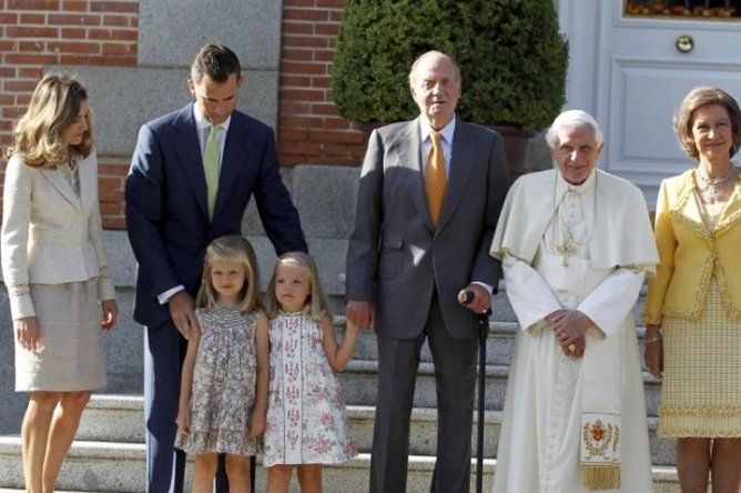 Papa Benedicto XVI visita España