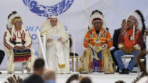Papa Francisco en Canadá.