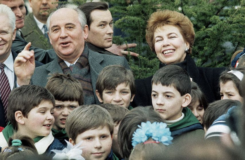 Los Gorbachov tuvieron una hija
