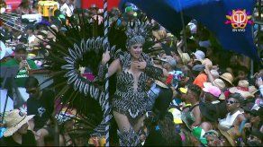 Thalia Mabel Villalaz celebró en el culeco del Domingo de Carnaval de Las Tablas