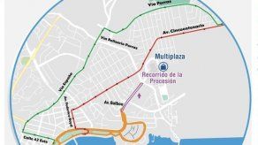 Anuncian desvíos en ruta de Panamá Viejo el sábado por actividades de Semana Santa