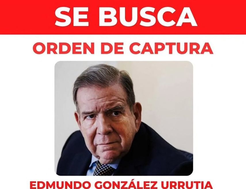 Venezuela ofrece recompensa de USD 100.000 por opositor el Edmundo González Urrutia.