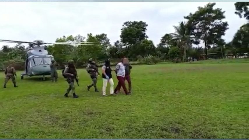 Las diligencias de allanamiento se llevaron a cabo en la comunidad de Paso Ancho.