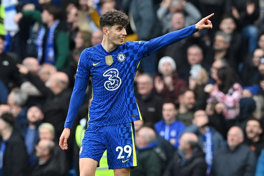 Un gol tardío de Kai Havertz permite al Chelsea fortalecer su tercera plaza
