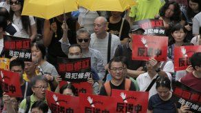 Marchan en Hong Kong en contra de ley de extradición