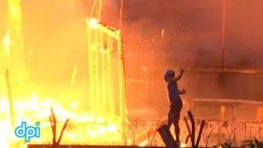 Incendio con fuga de presos en una cárcel de Guyana