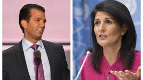 Hijo de Trump y Nikki Haley fustigan críticas a presidente durante los Grammy
