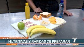 Chef señala recomendaciones para preparar loncheras saludables